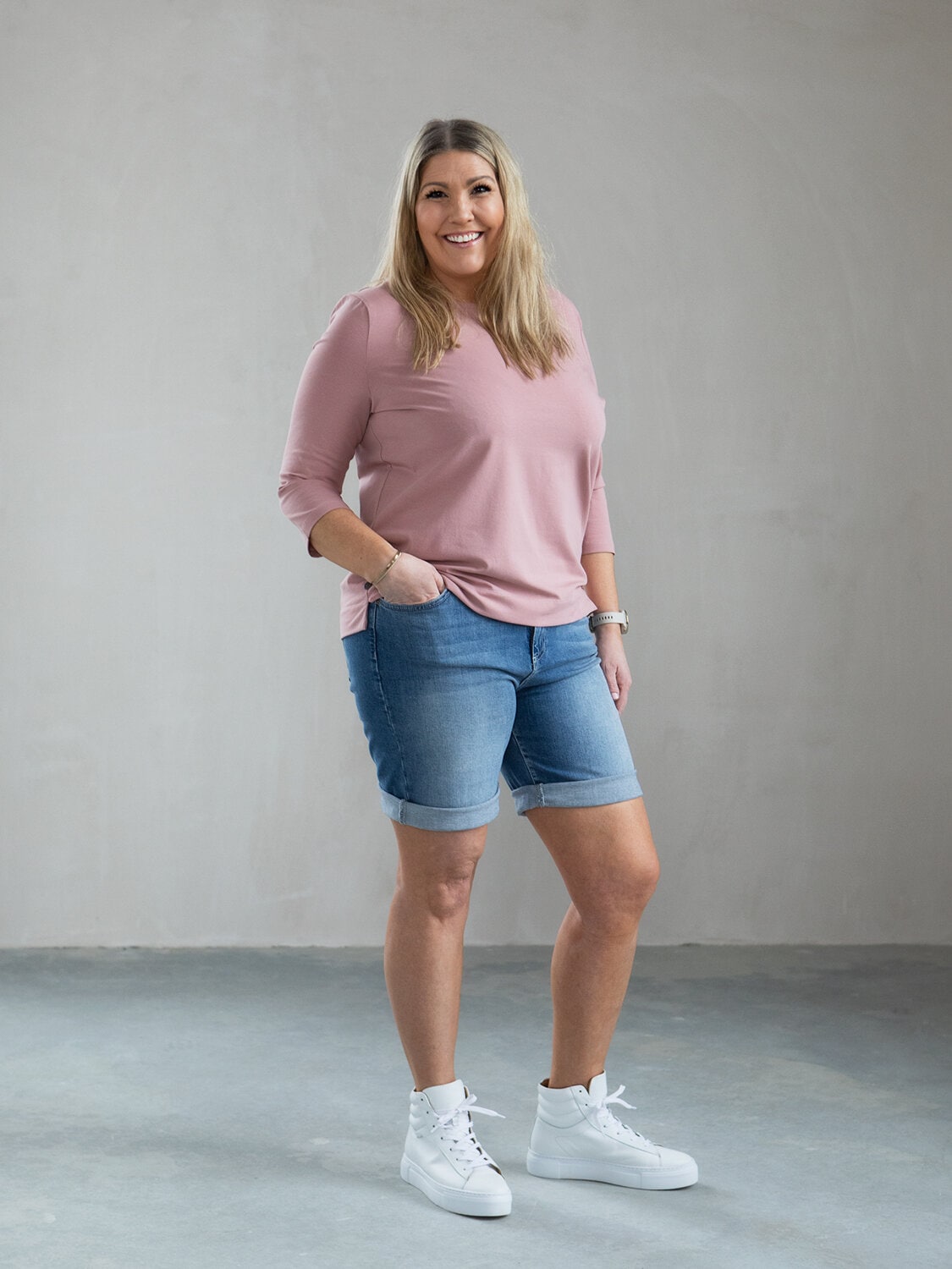 Matilde top - pale mauve