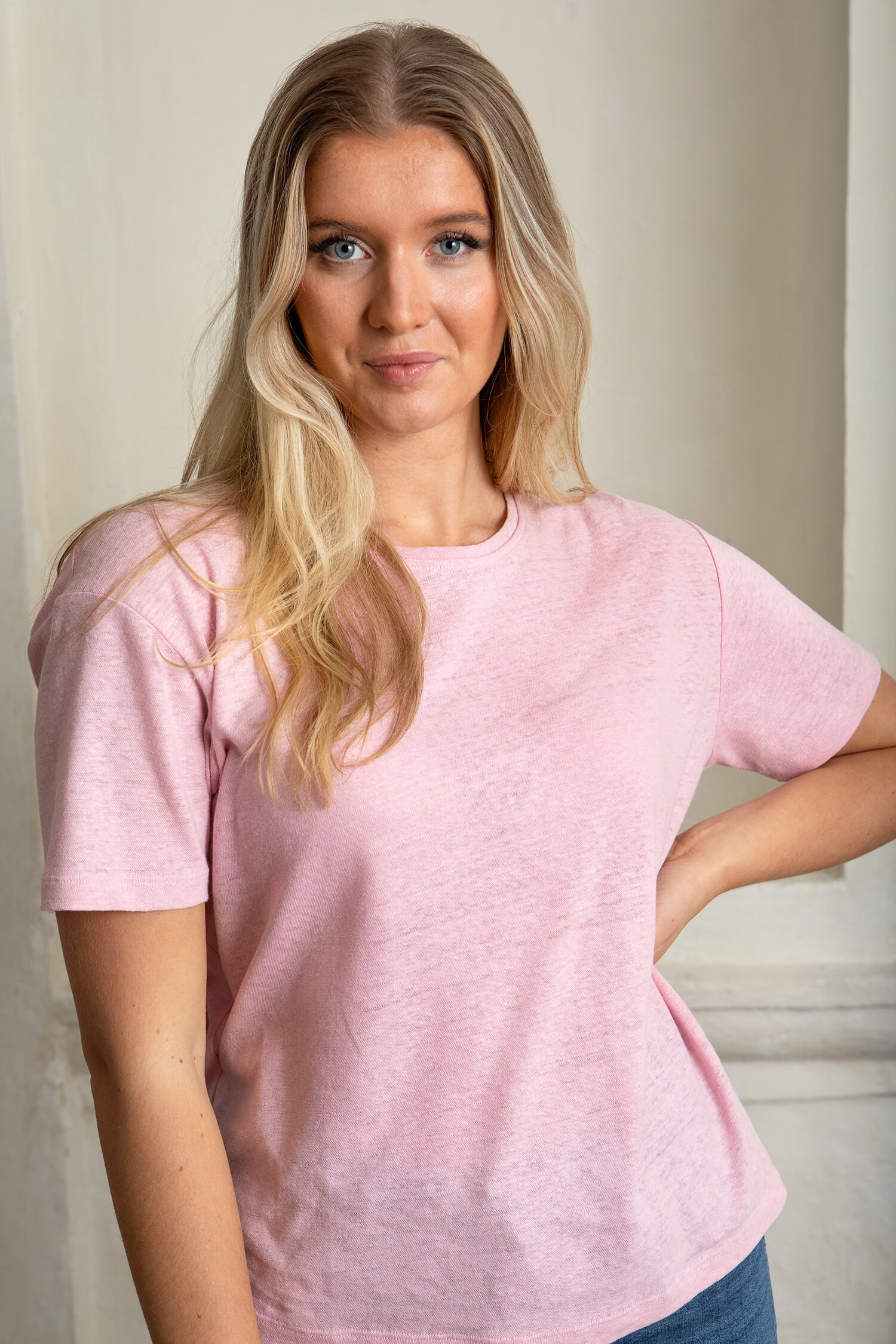 Elsie top - viola pink