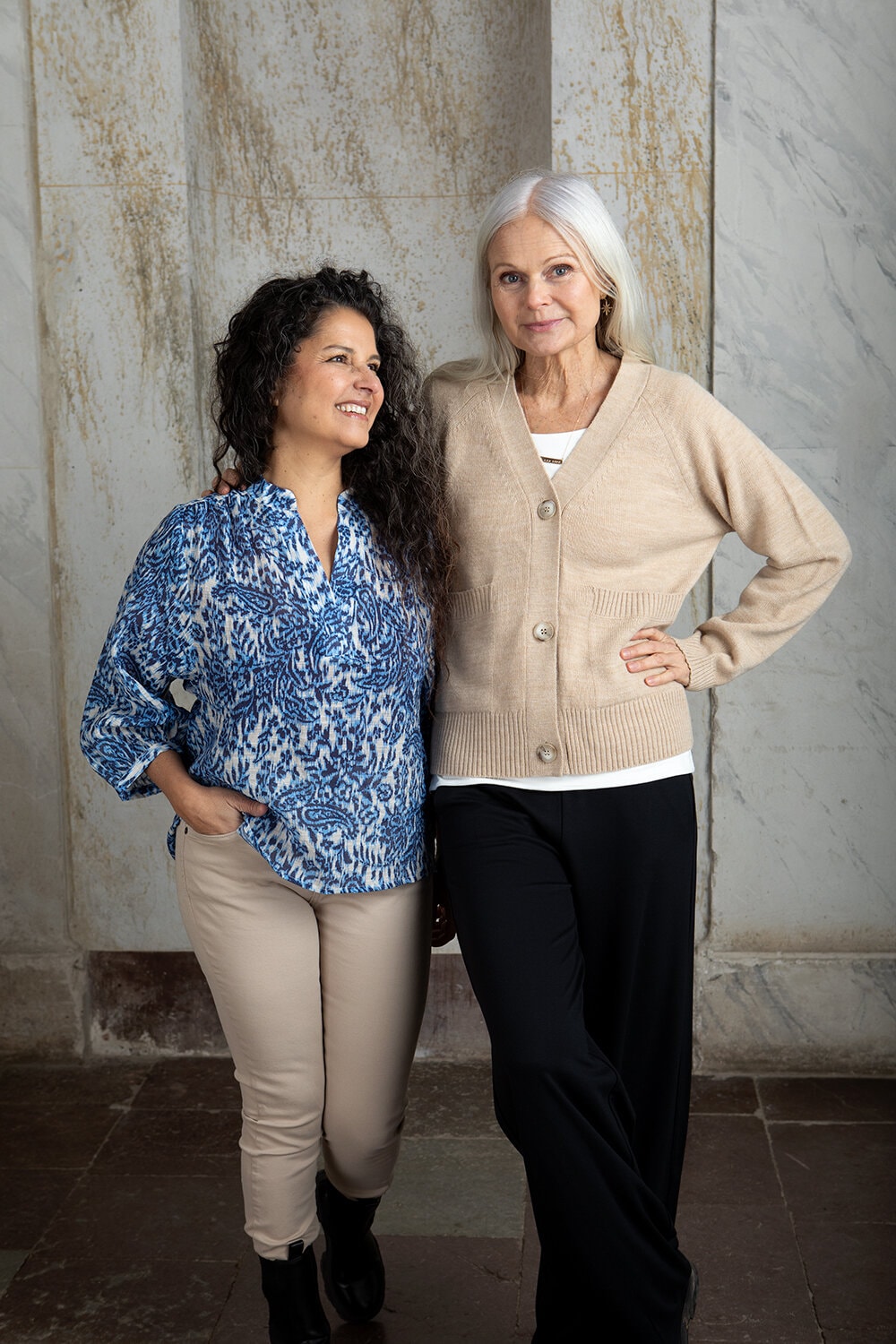 Felicia cardie - light beige melange