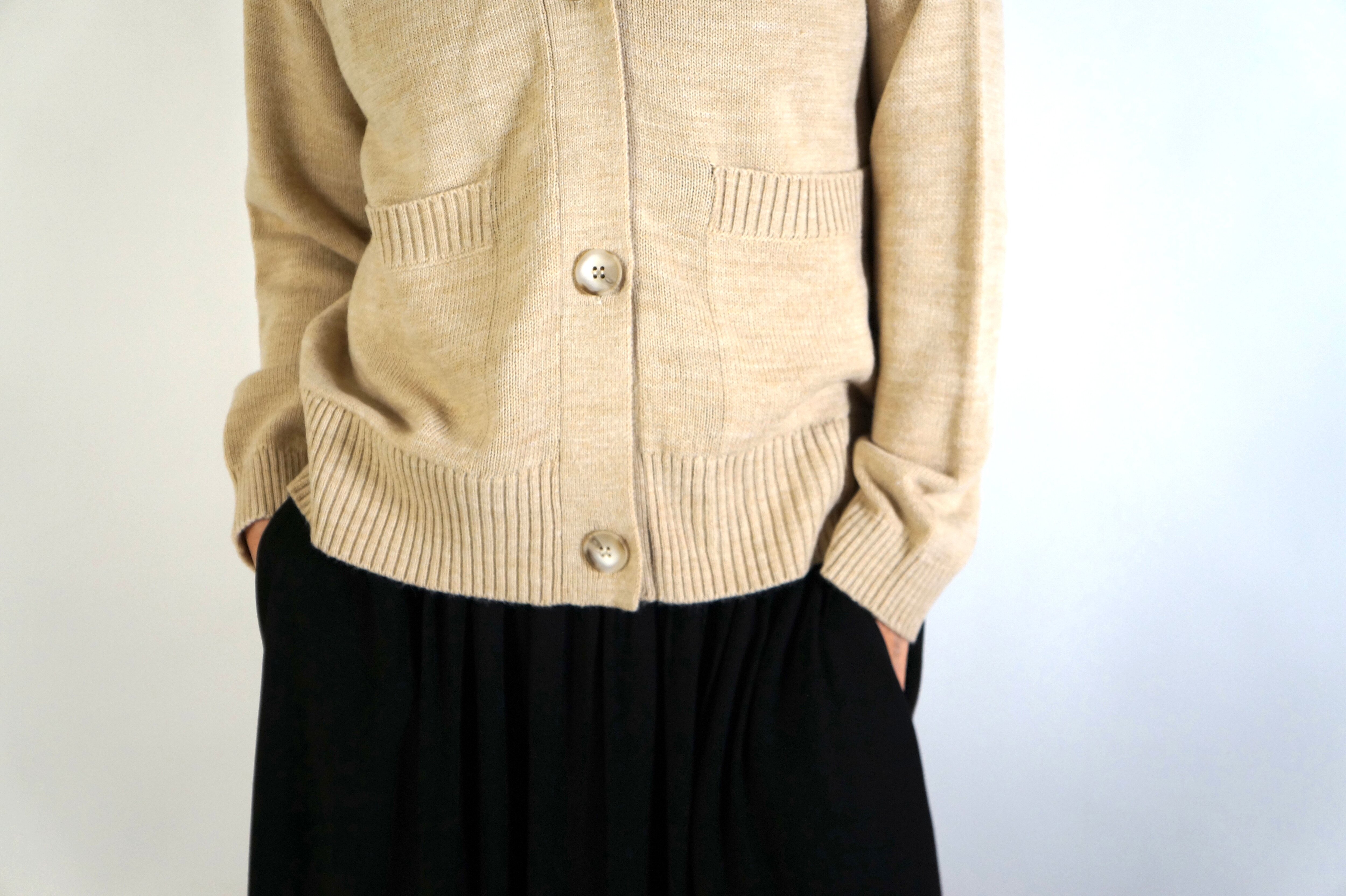 Felicia cardie - light beige melange