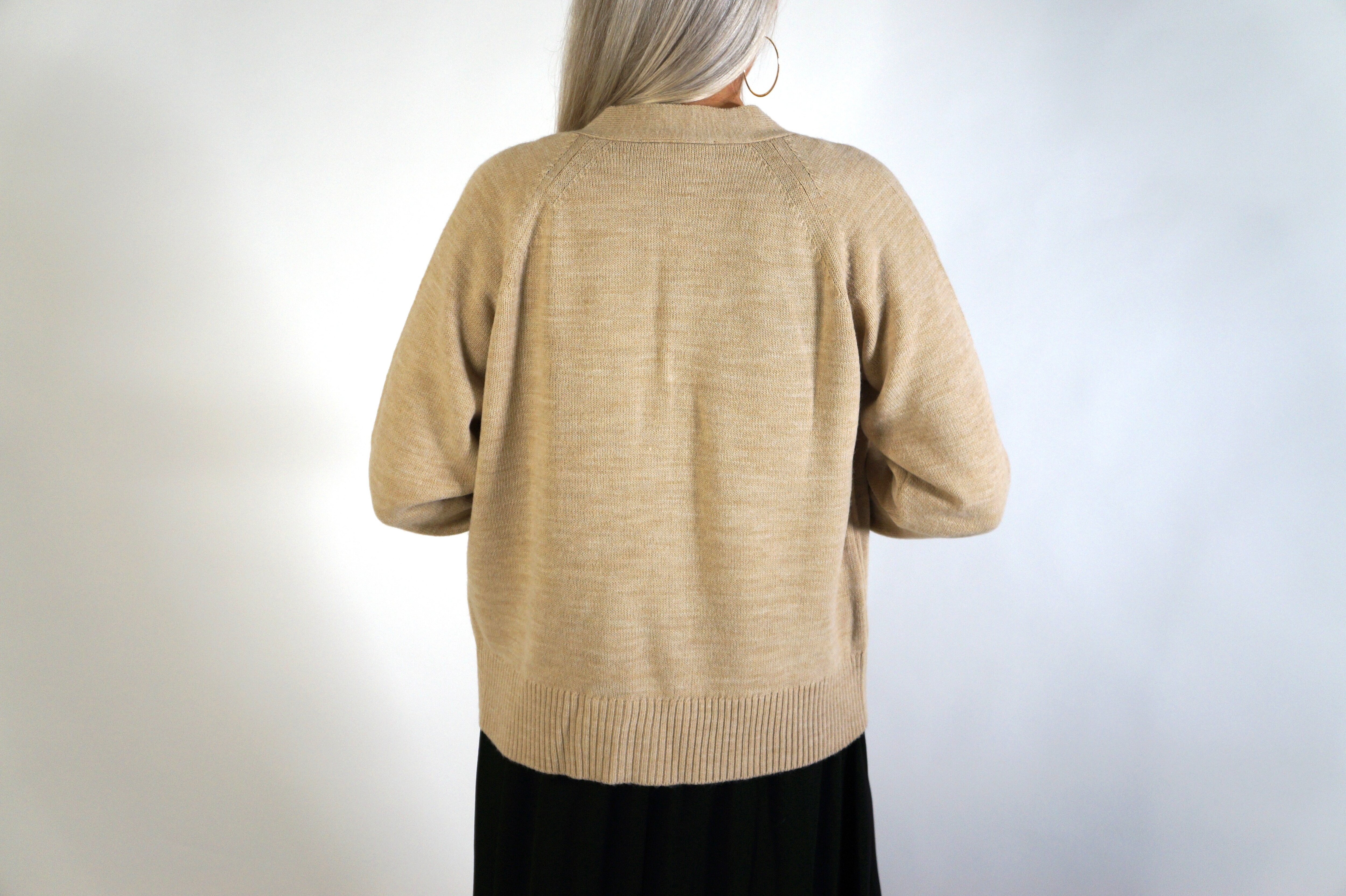 Felicia cardie - light beige melange