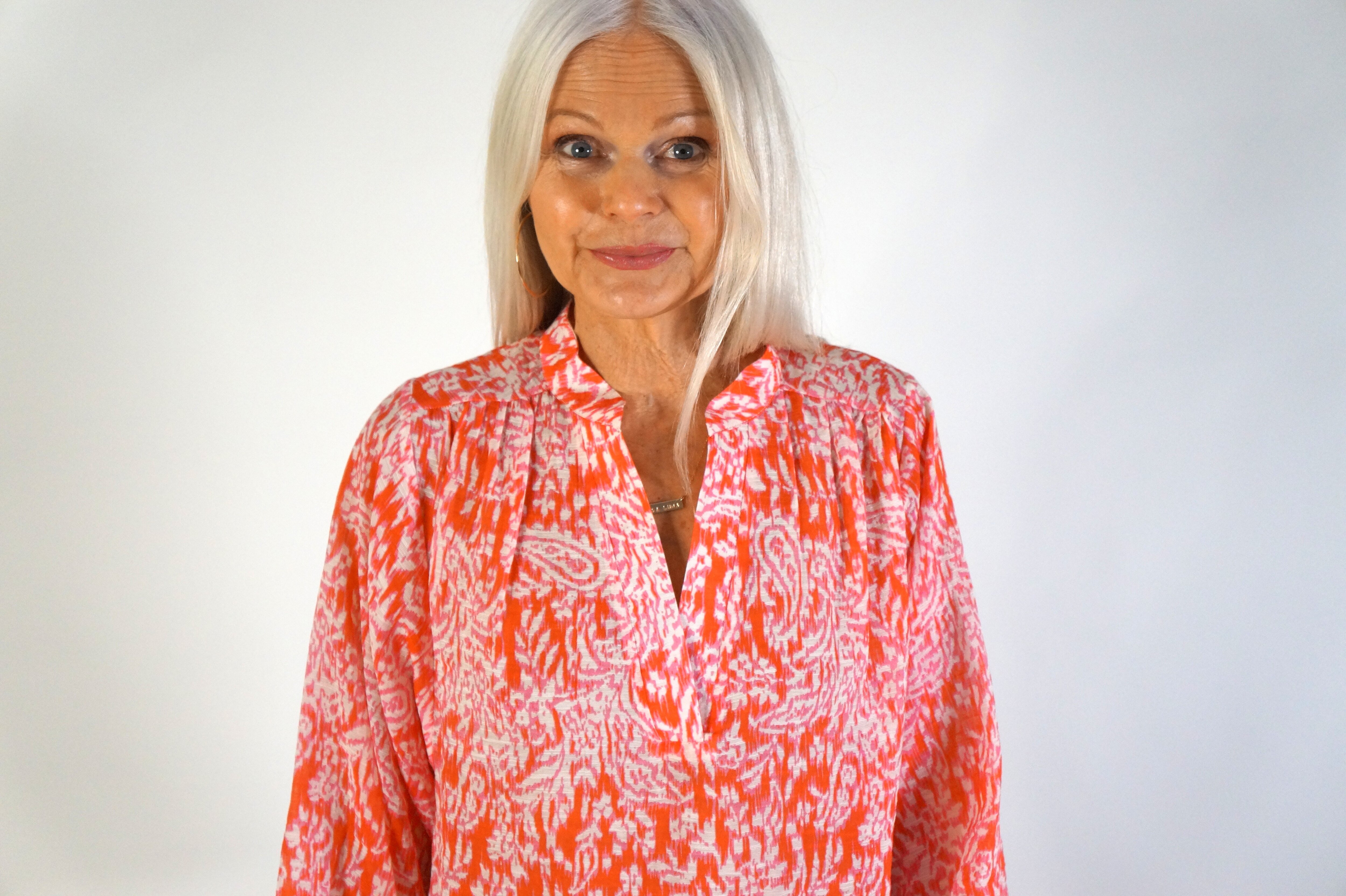 Cheryl blouse - girona pink