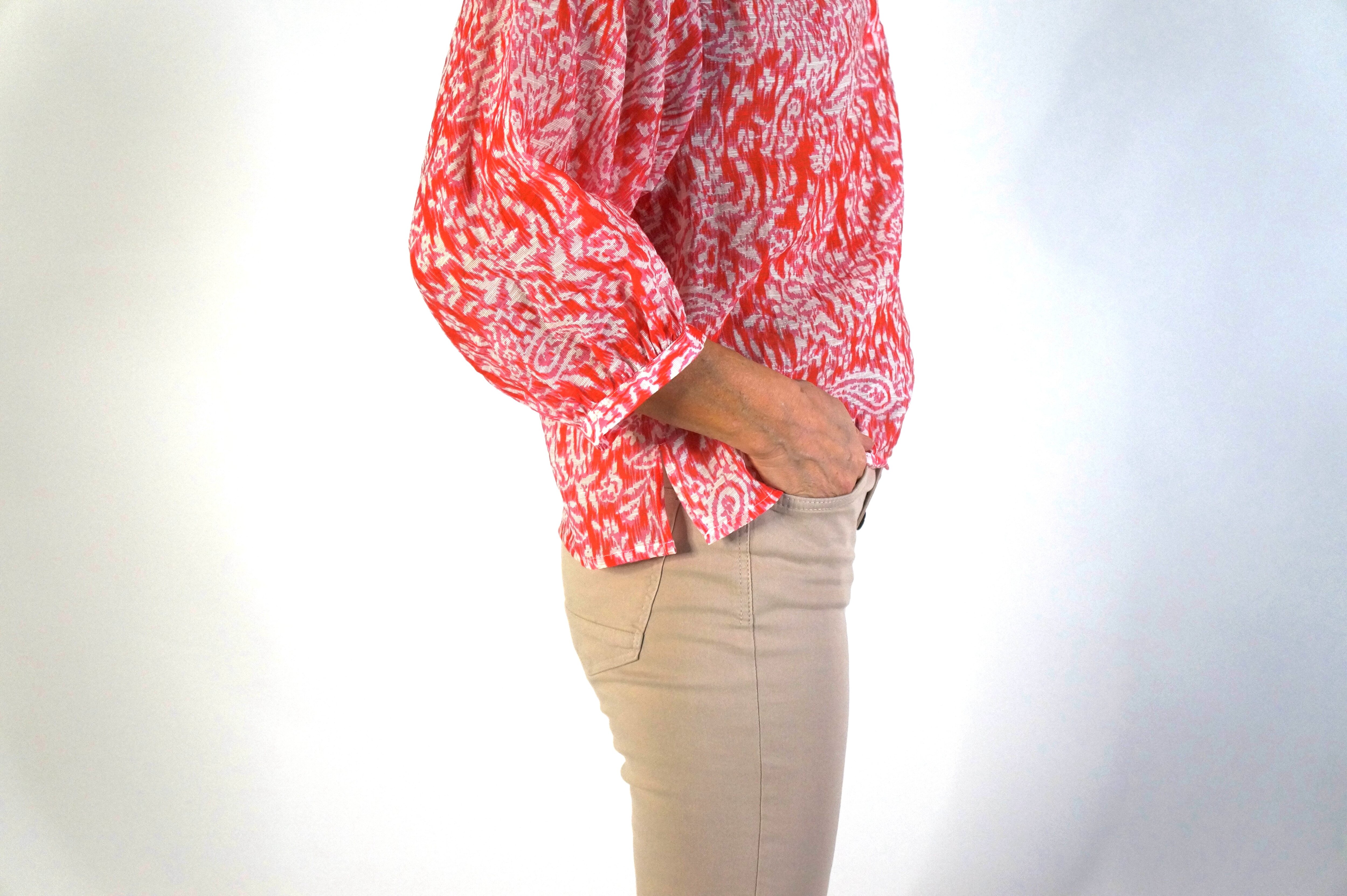 Cheryl blouse - girona pink