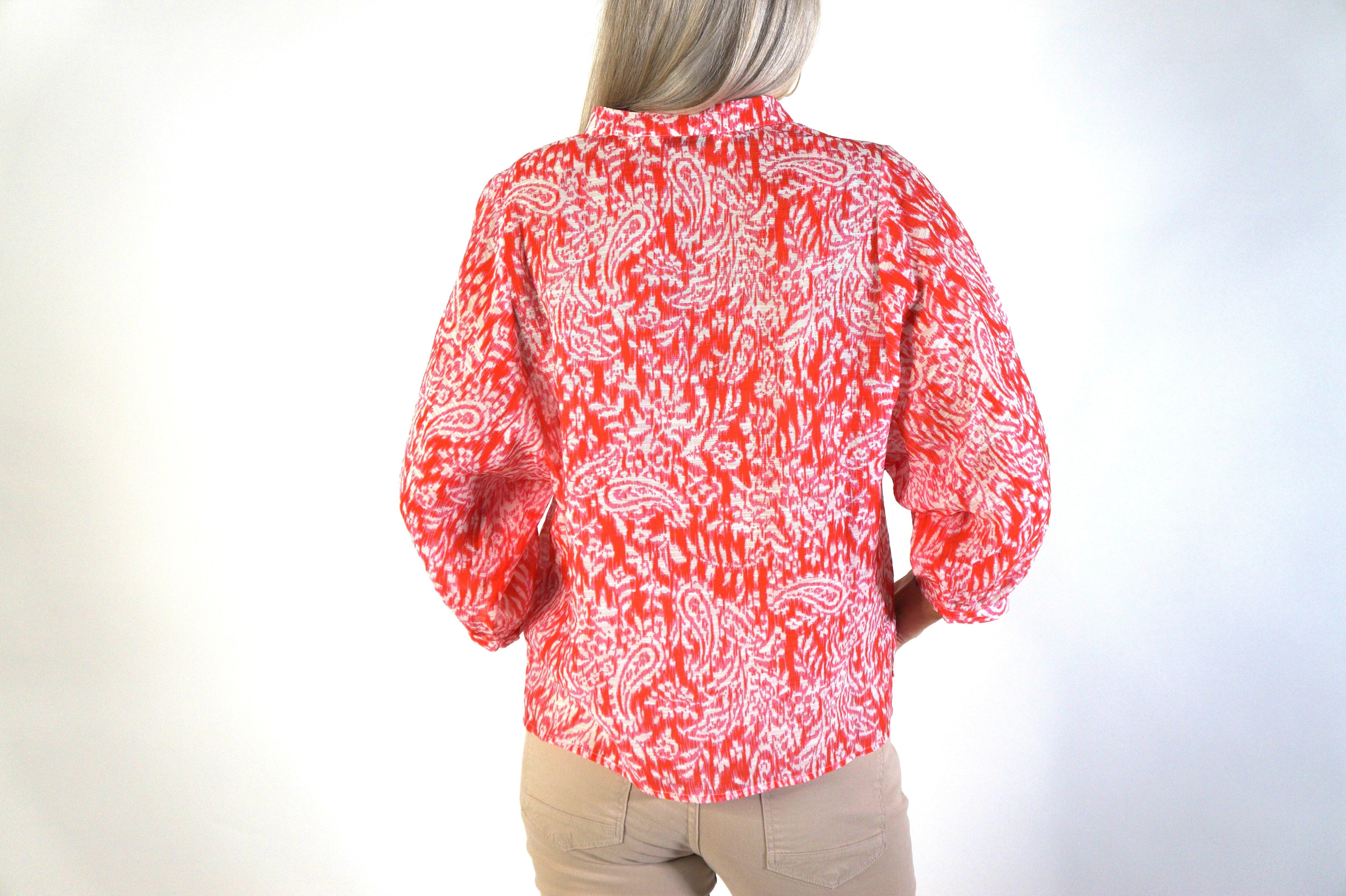 Cheryl blouse - girona pink