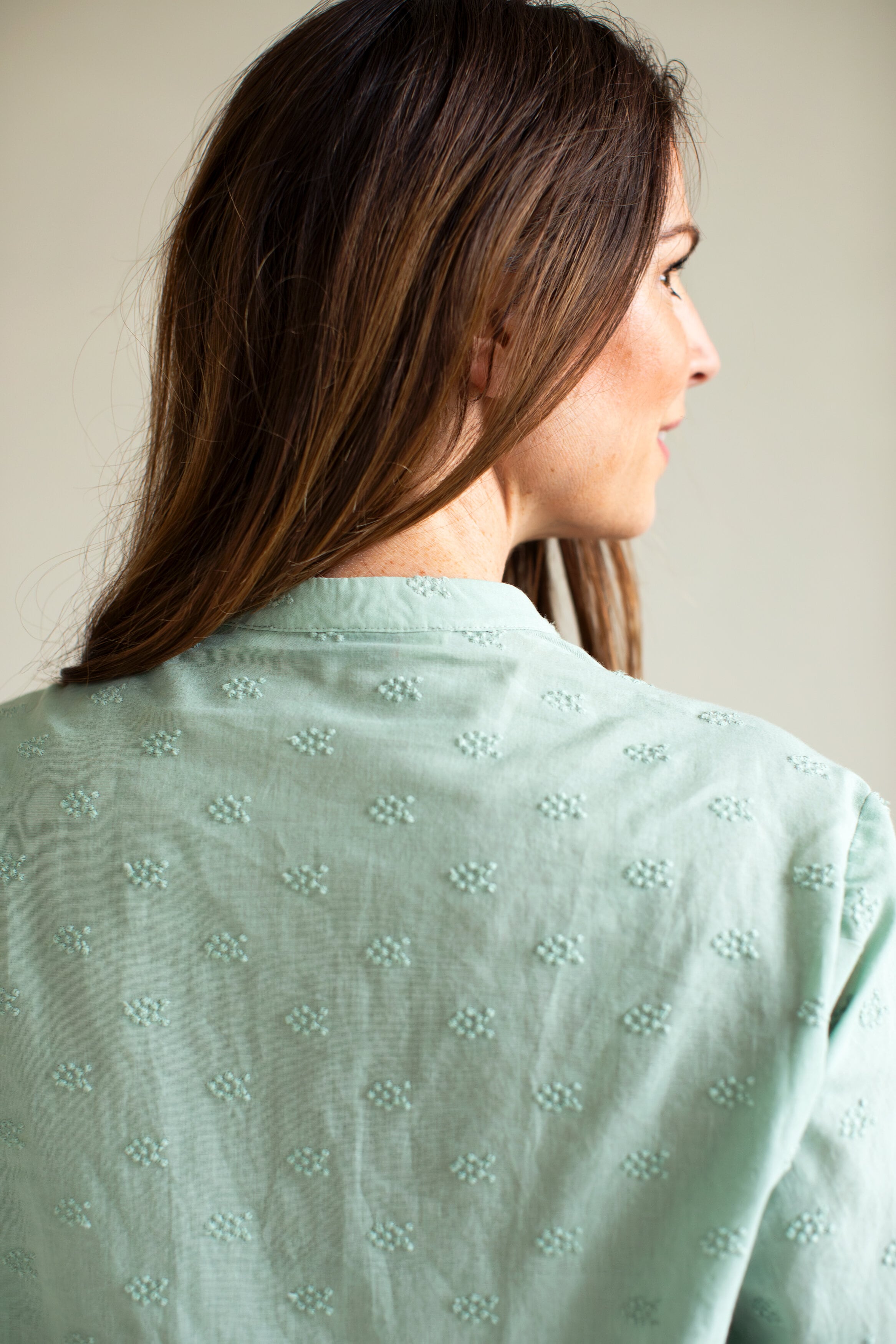 Taylor blouse - cloudy green