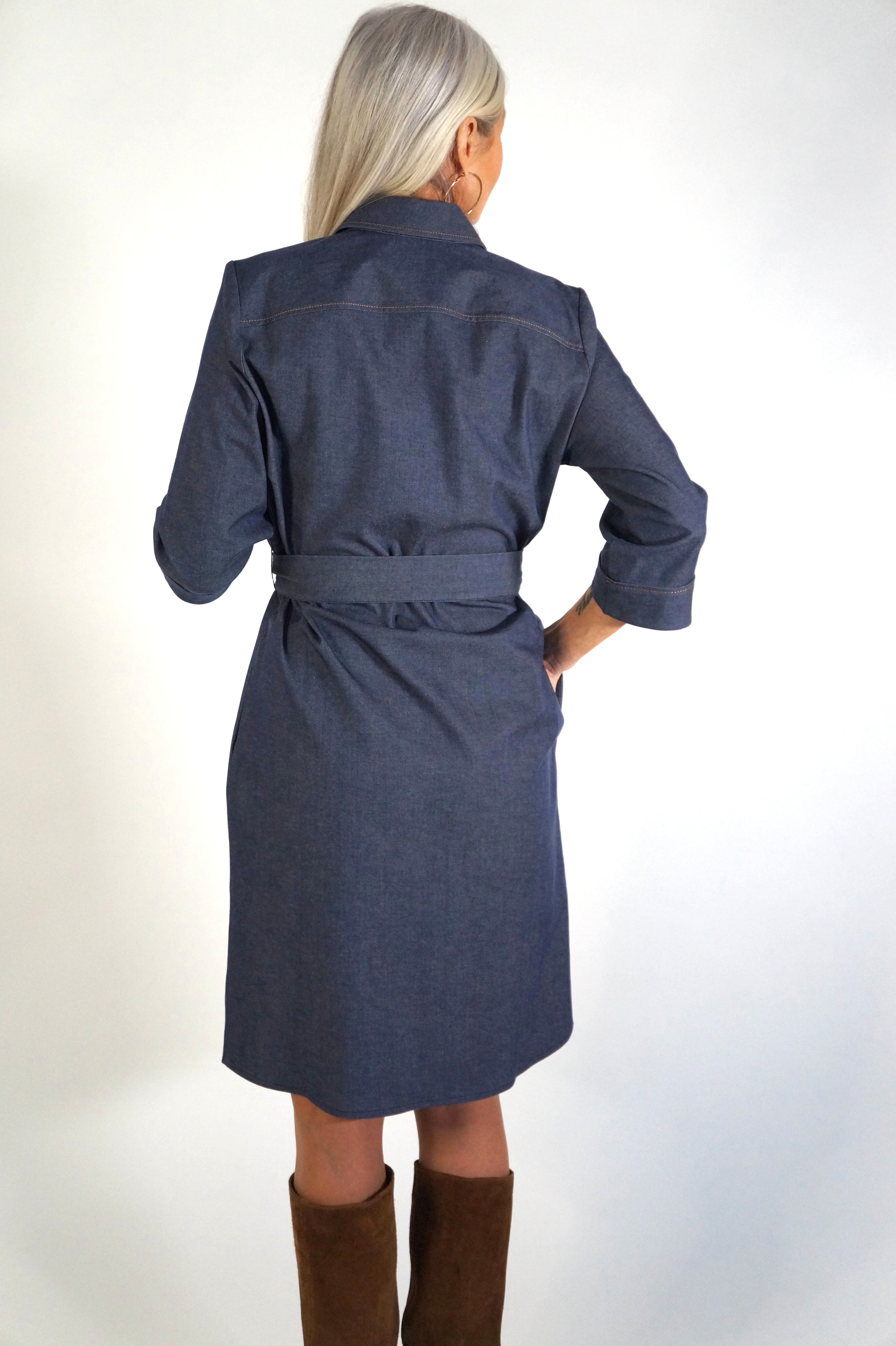 Tilde dress - denim blue