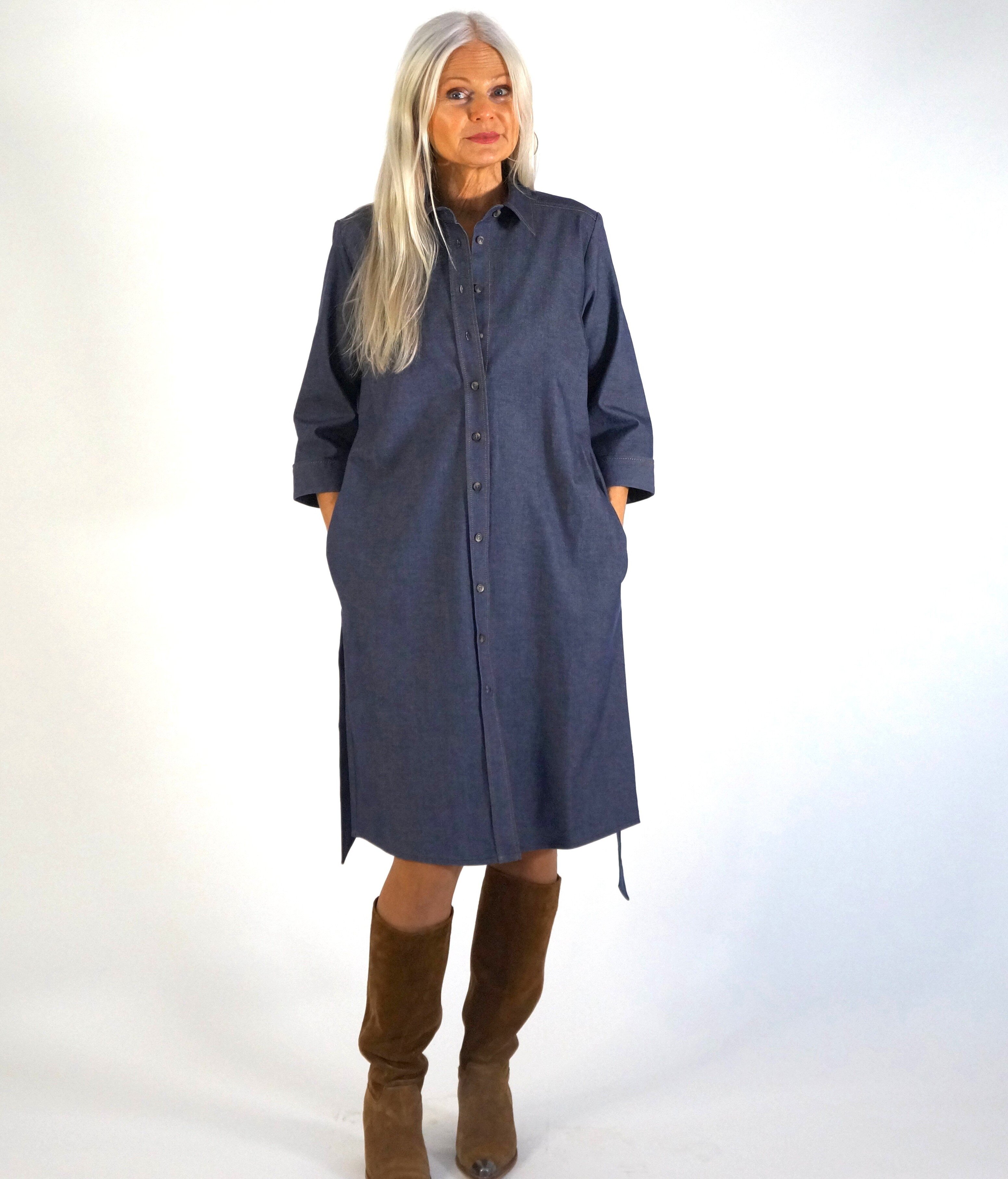 Tilde dress - denim blue