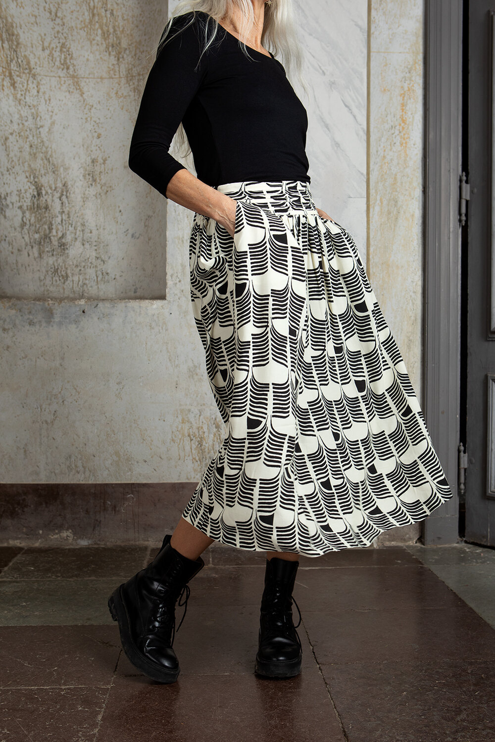 Donna skirt - alassio cream white