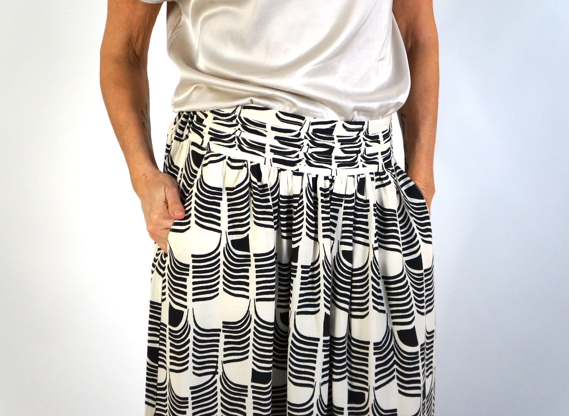 Donna skirt - alassio cream white