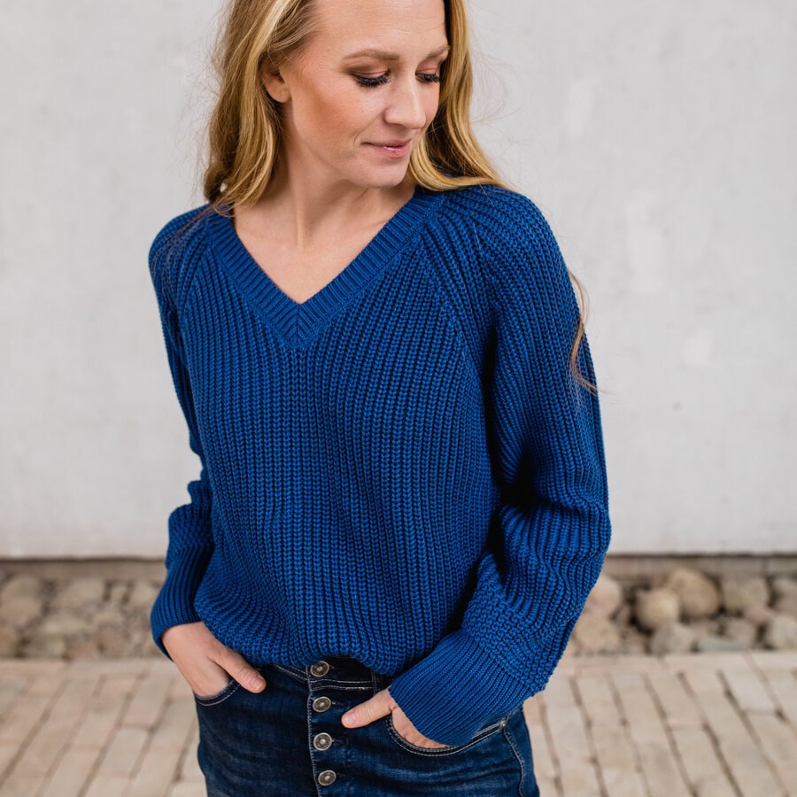 Phrase sweater - mid blue