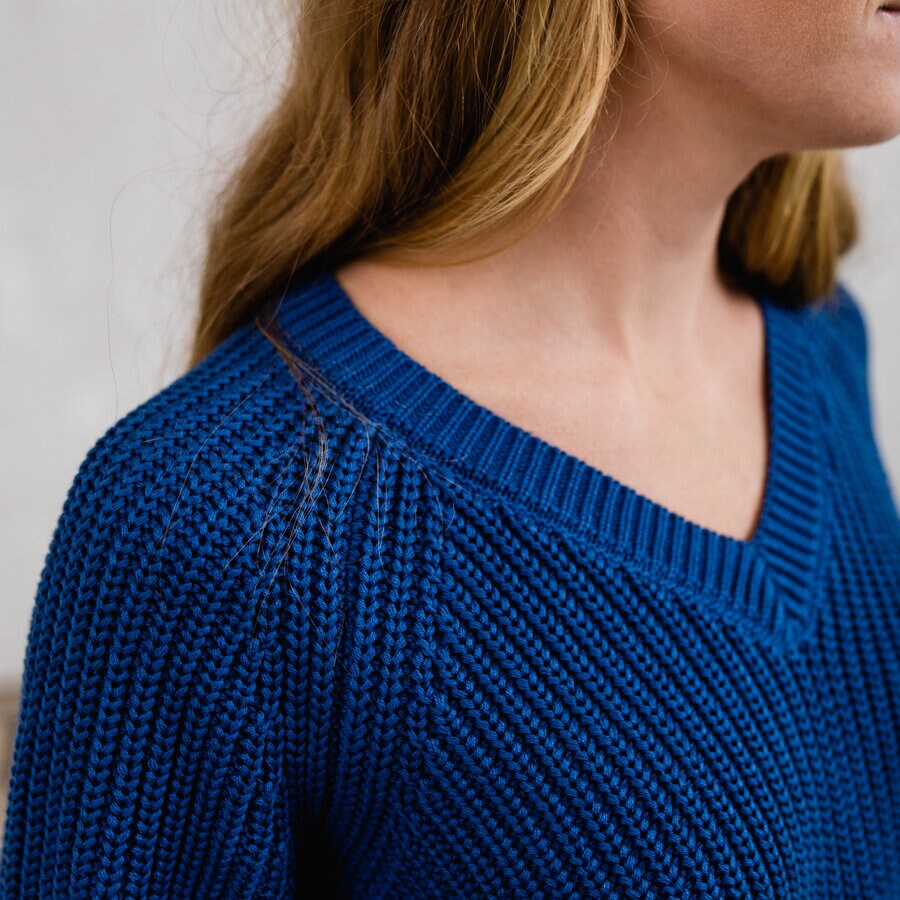 Phrase sweater - mid blue
