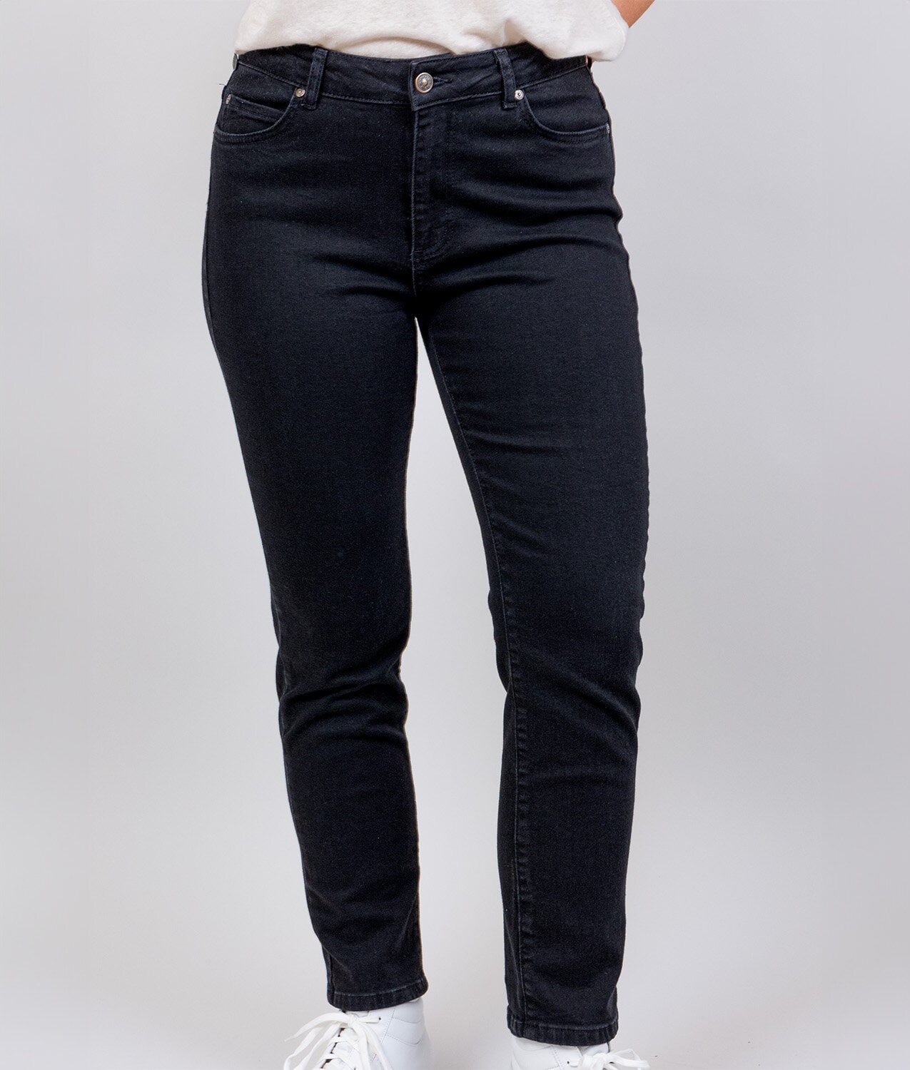 Wood jeans - black