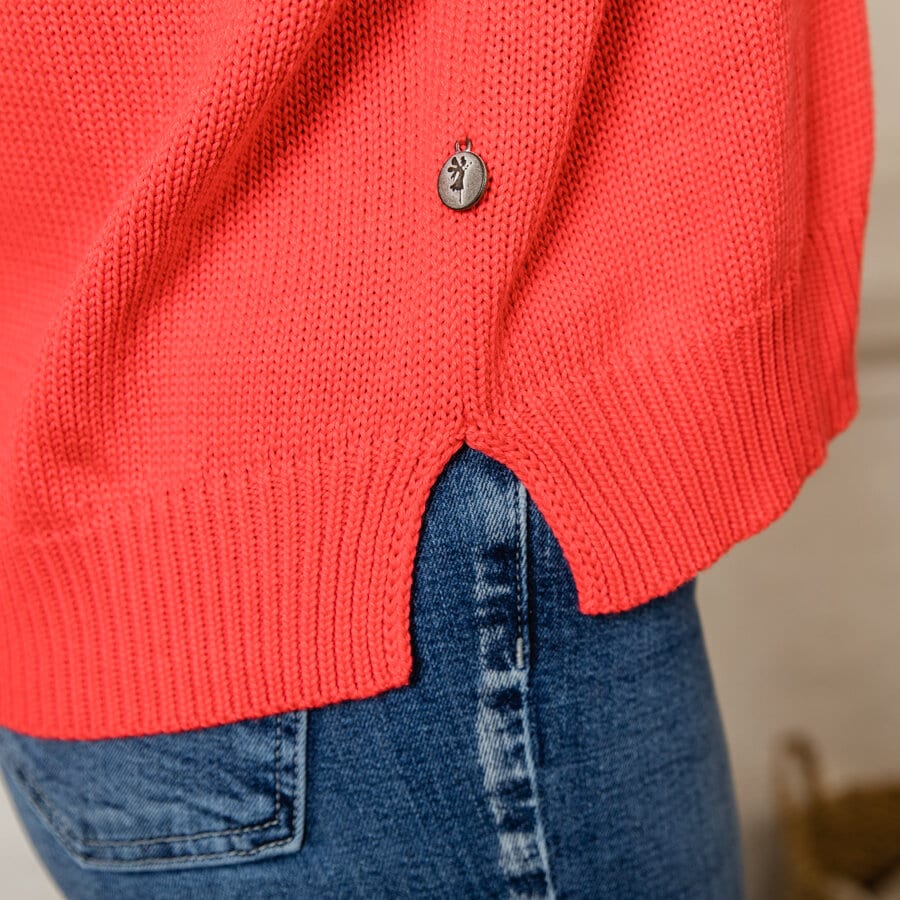 Front sweater - berry