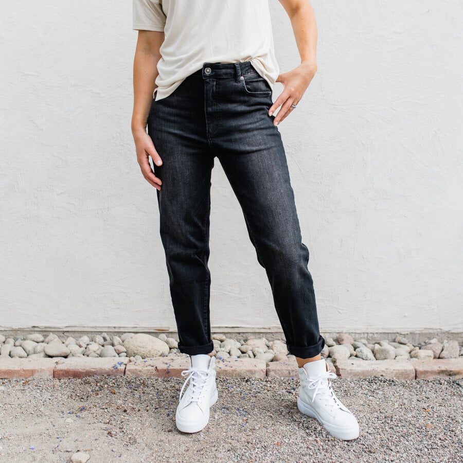 Steel jeans - washed black