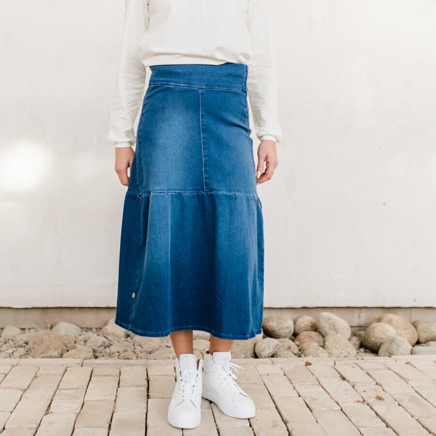 Term jeans skirt - dark blue