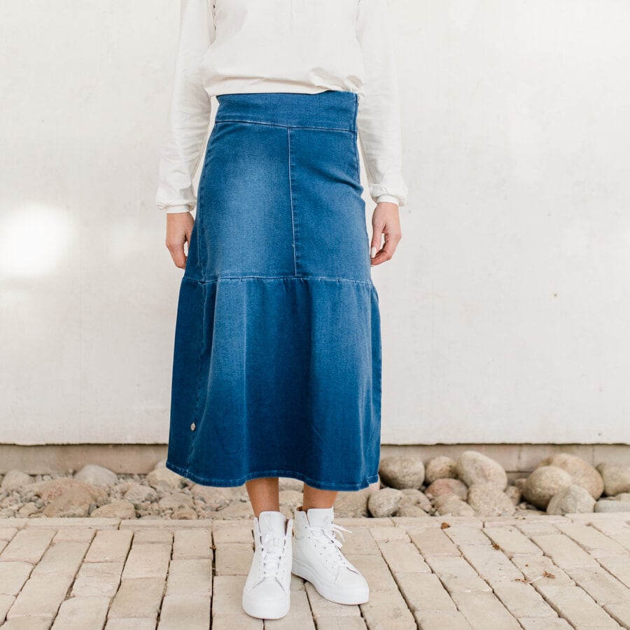 Term jeans skirt - dark blue