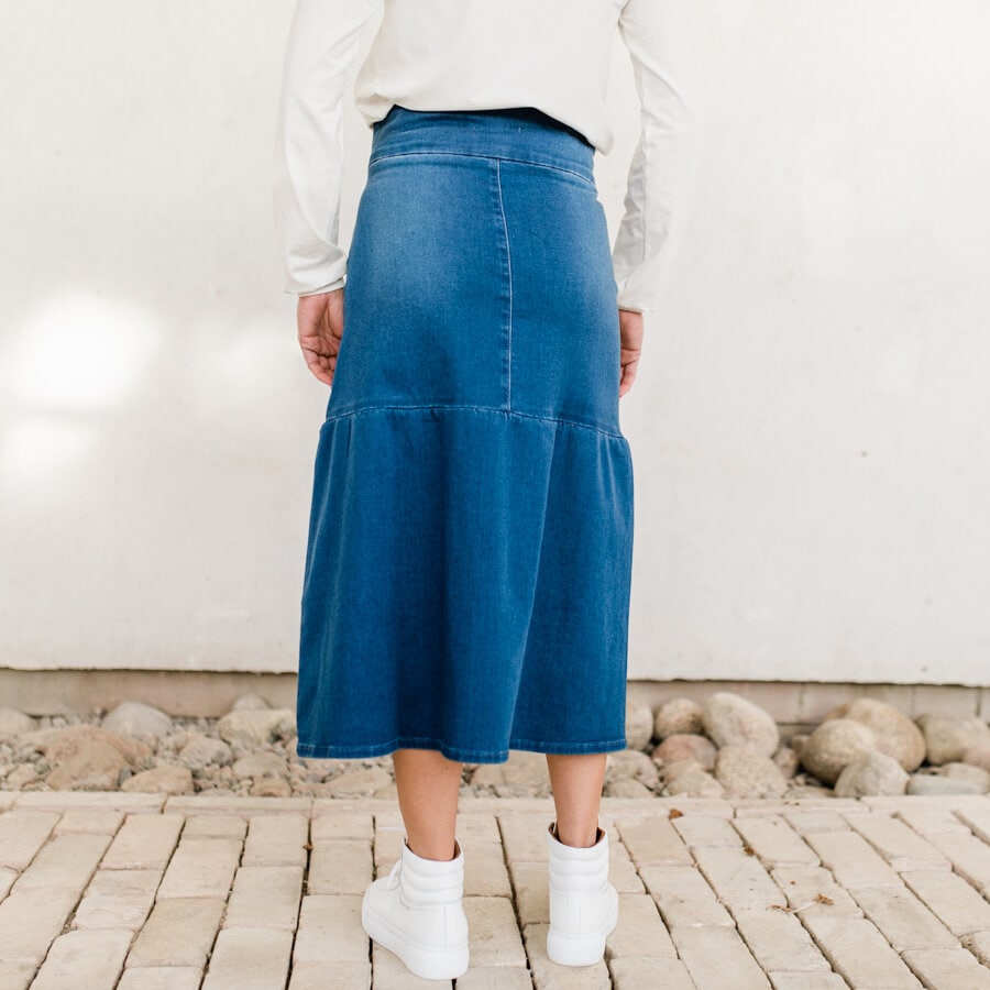 Term jeans skirt - dark blue