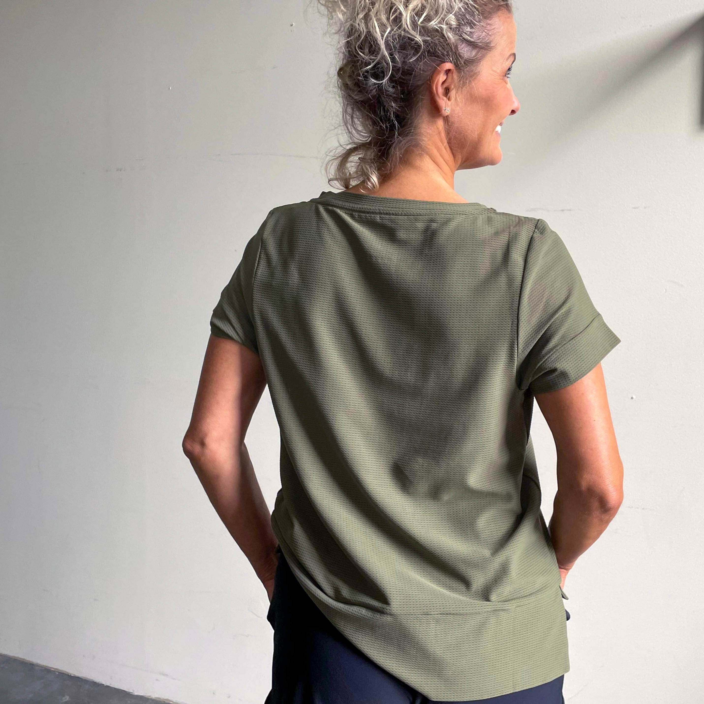 Molly top - moss