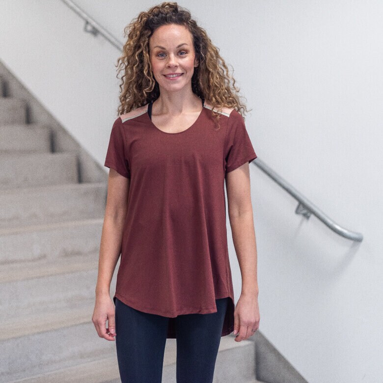 Cissi top - aubergine