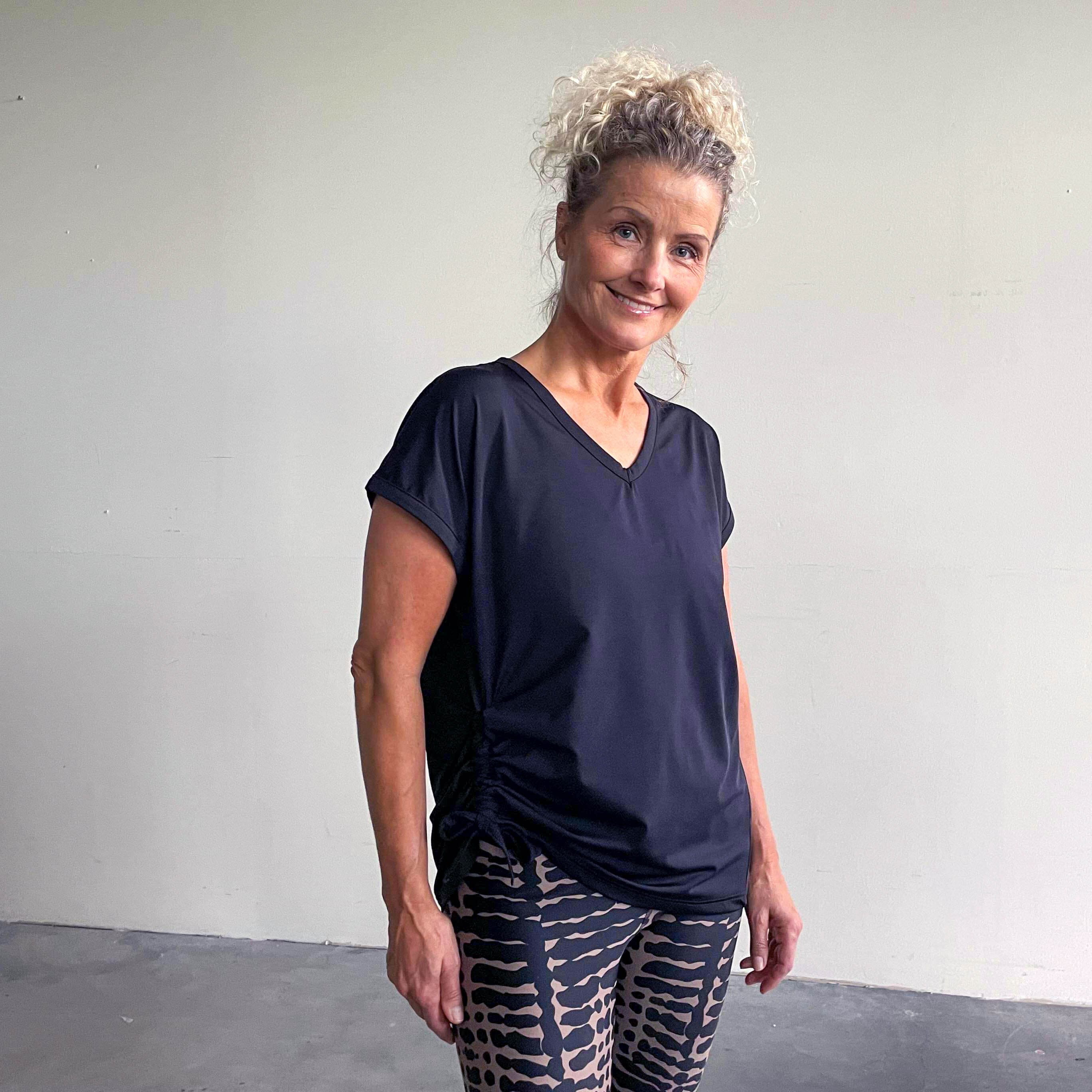 Linn top - black