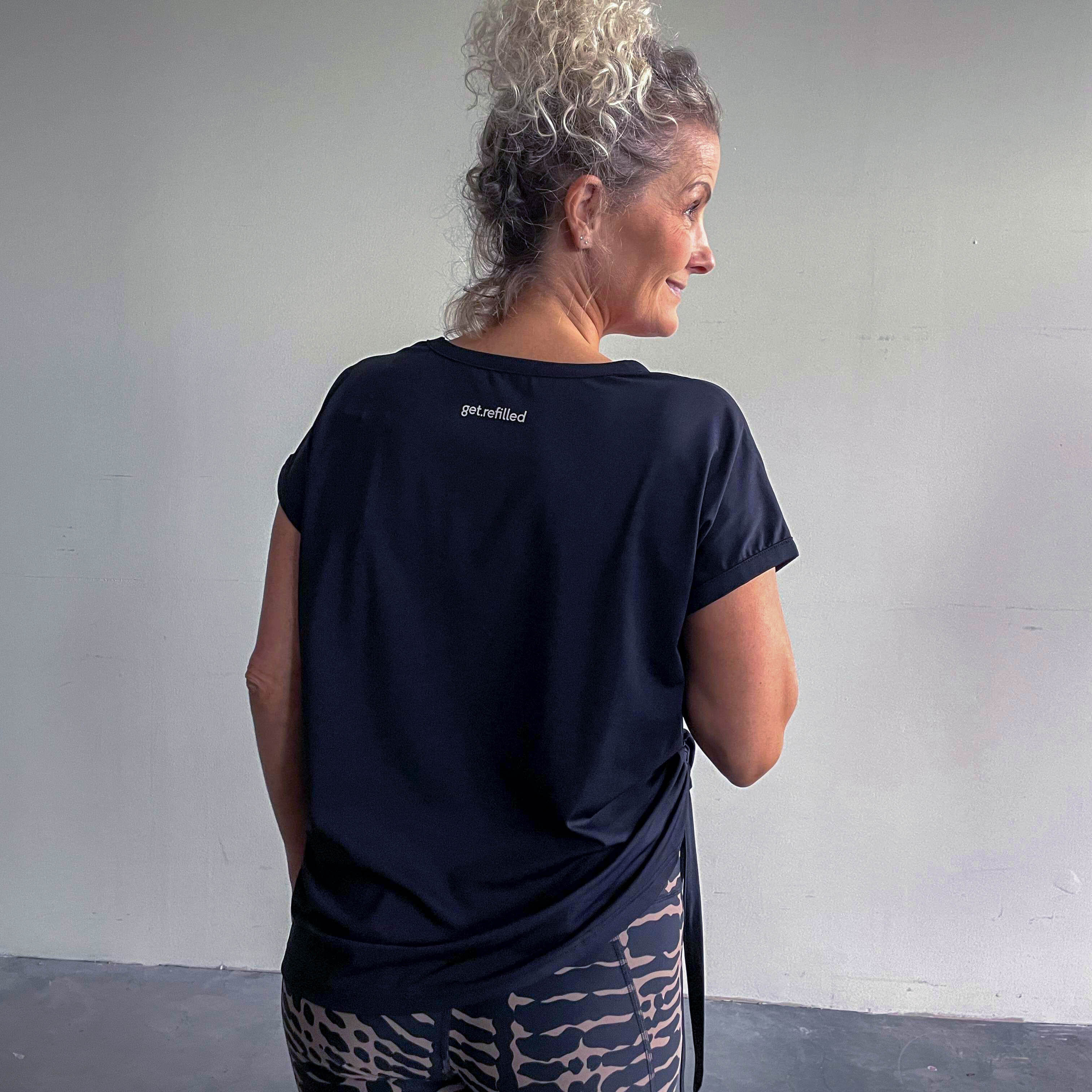 Linn top - black