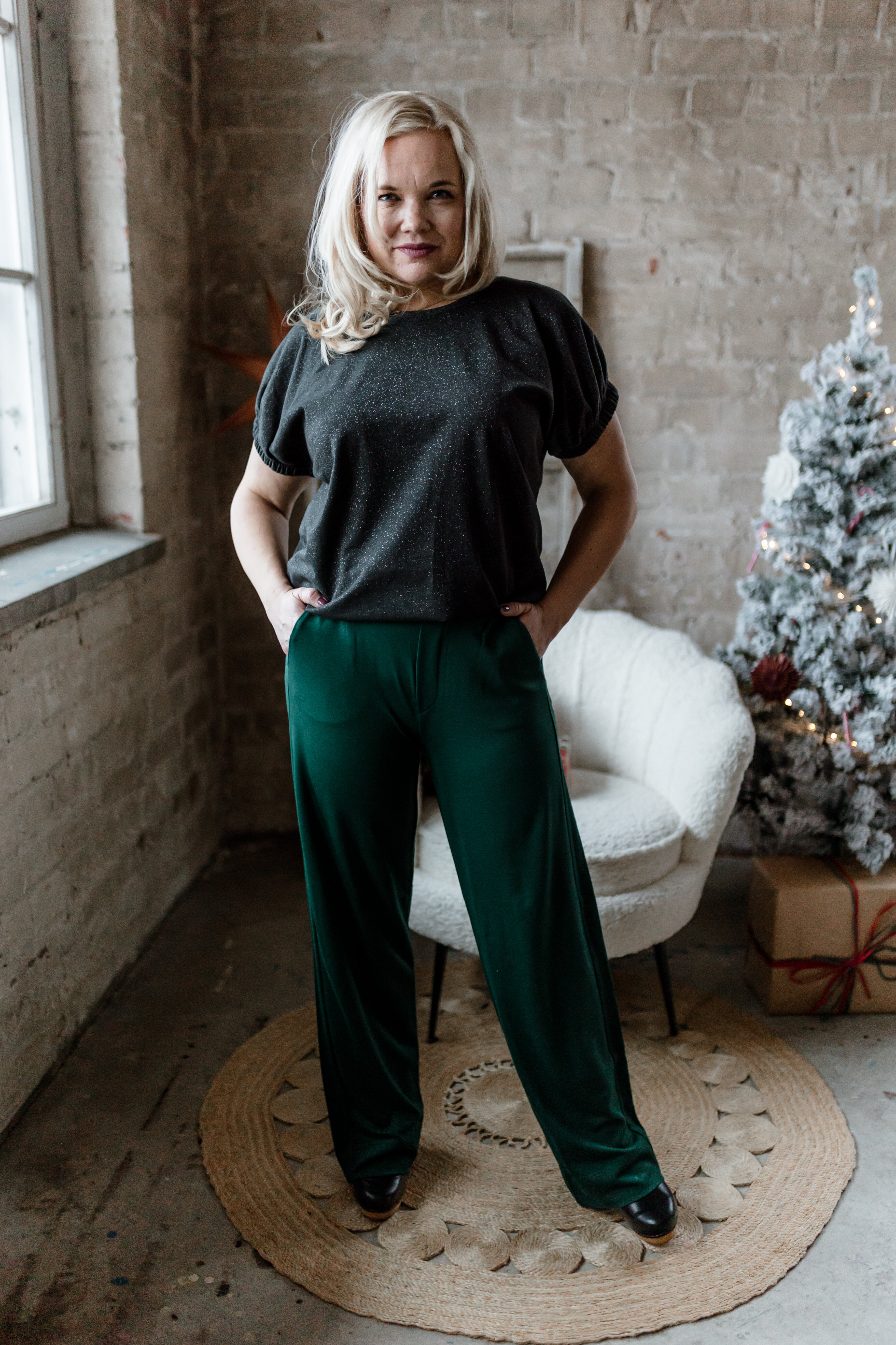 Colleen pants - dark green