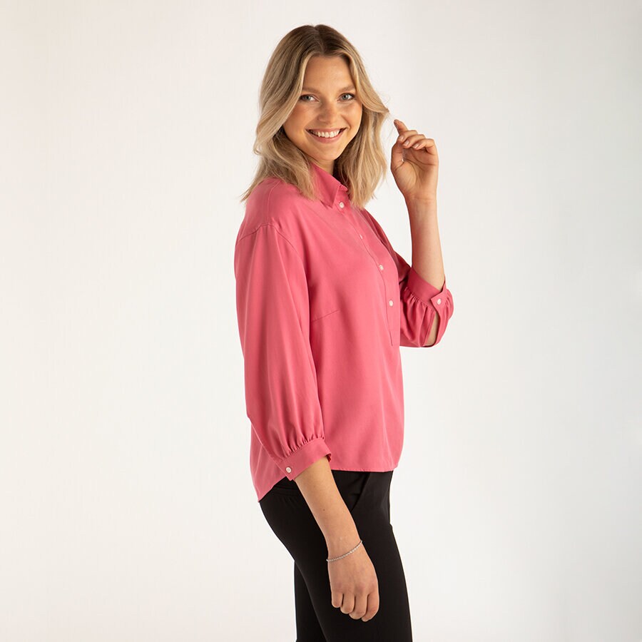 Aurora blouse - icy pink