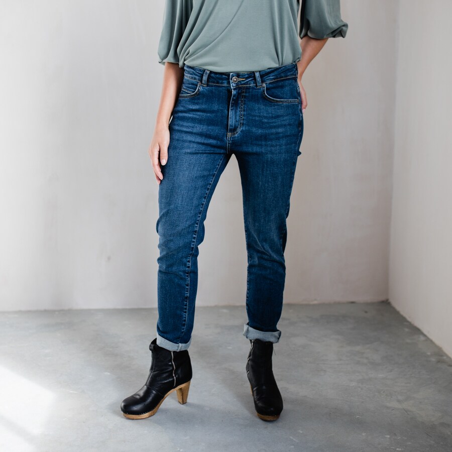 Wood jeans - dark blue