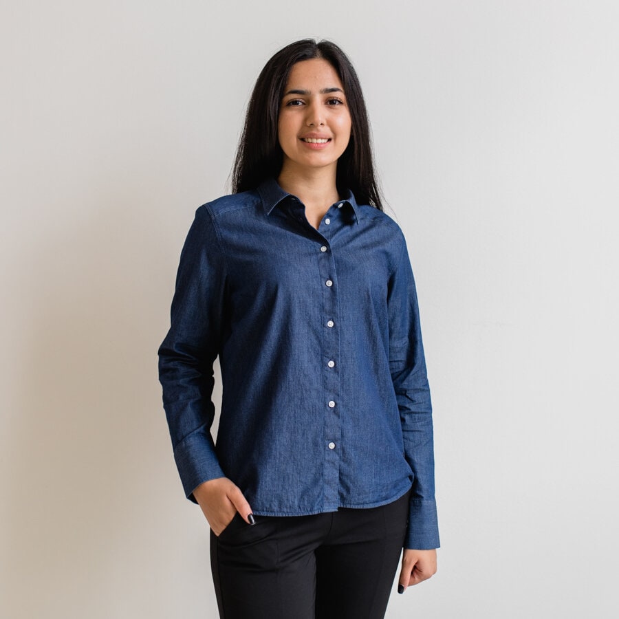 Alice shirt - denim blue