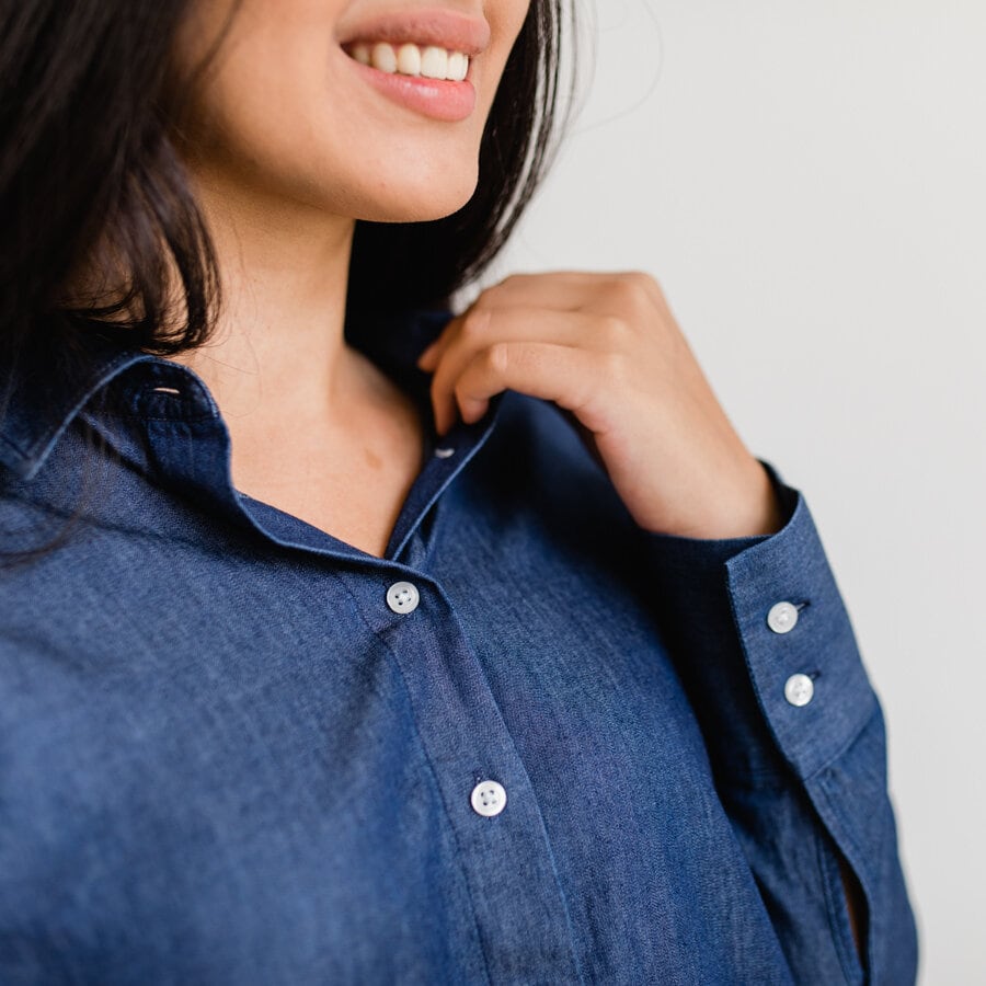 Alice shirt - denim blue