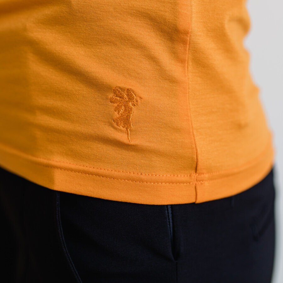 Hey Jude top - warm orange