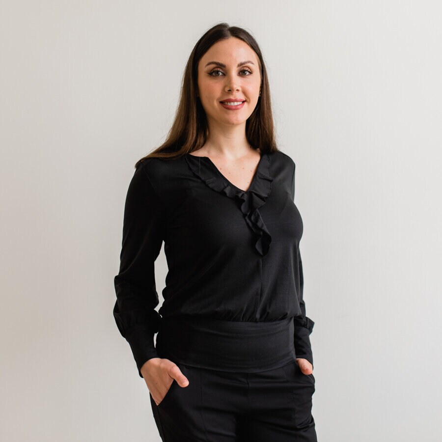 Syrup top - black