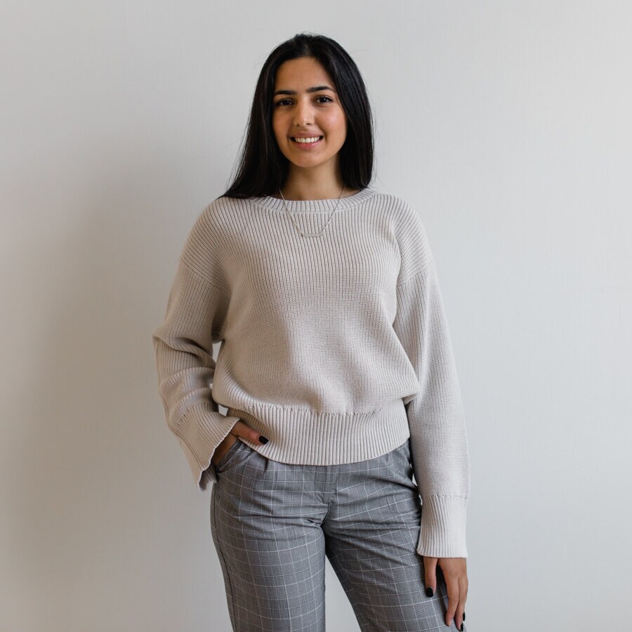 Rebecka knitted - seashell
