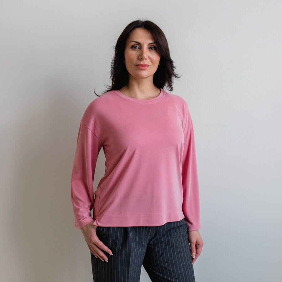 Shallow blouse - spring rouge