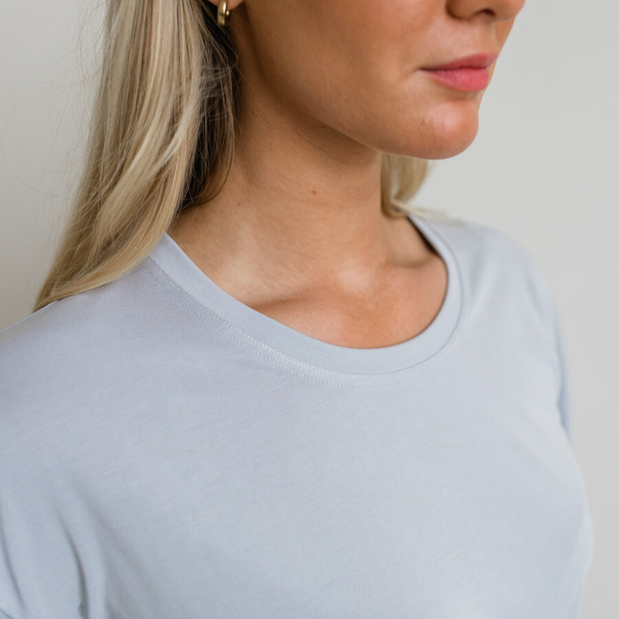 Shallow blouse - grey steel