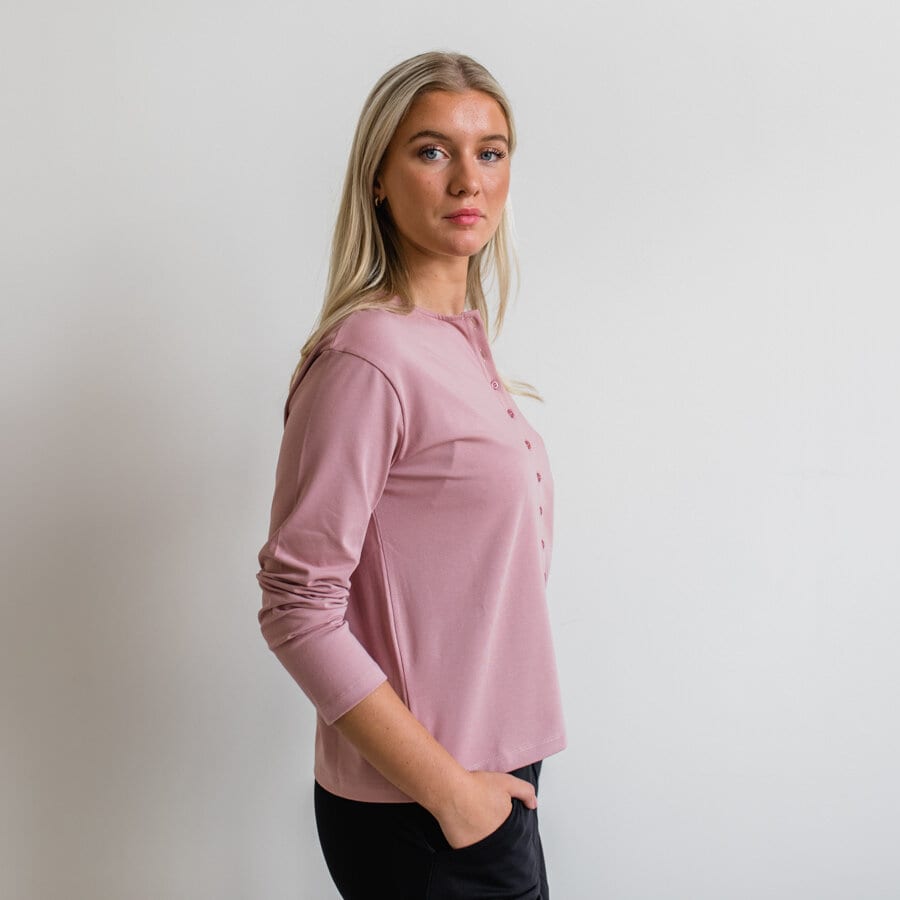 Leona cardigan - pale mauve