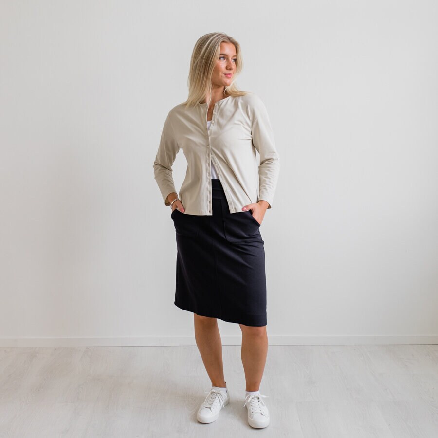 Leona cardigan - champagne
