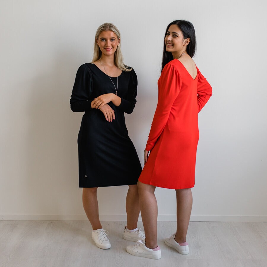 Liliana dress - high red