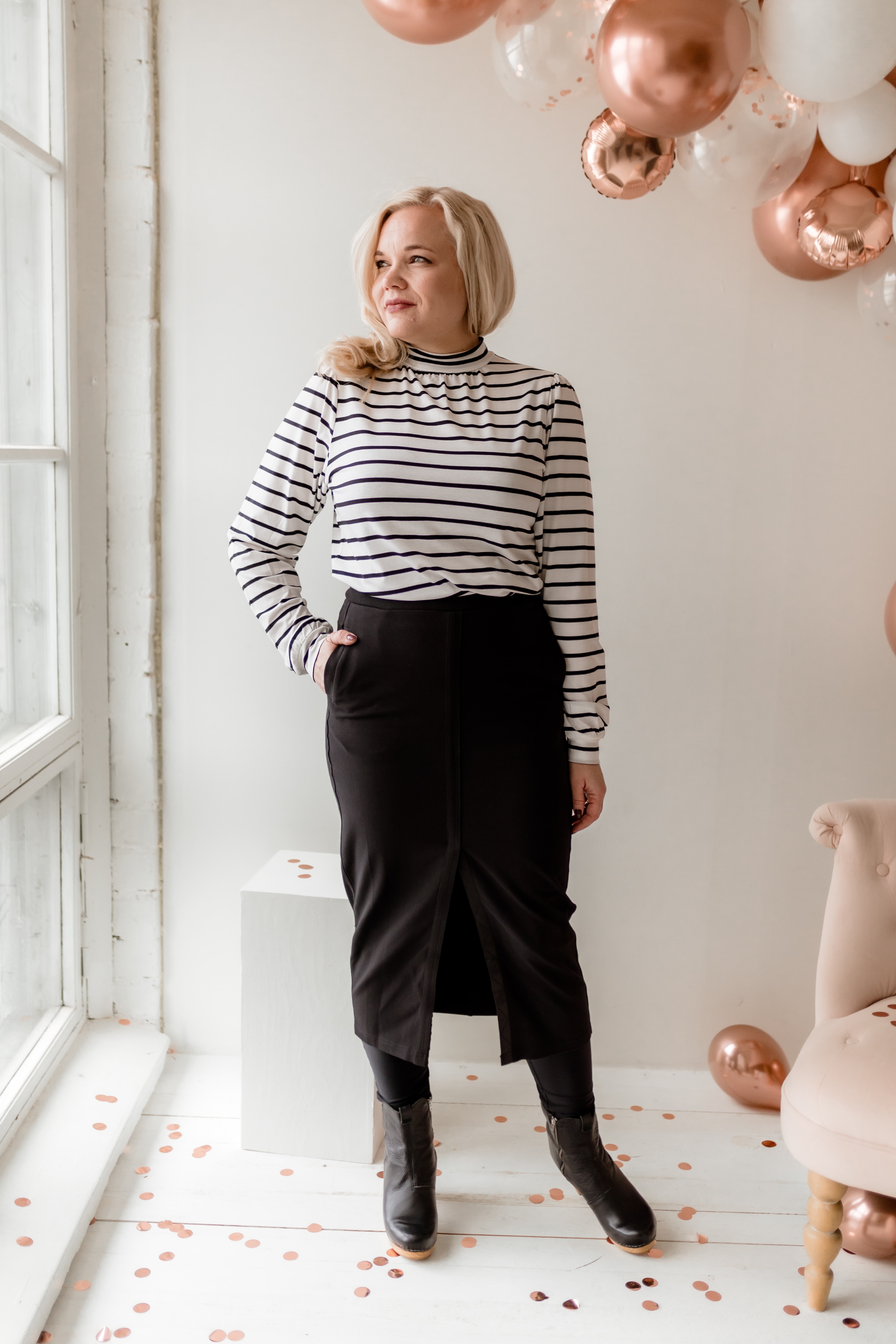 Match skirt - black