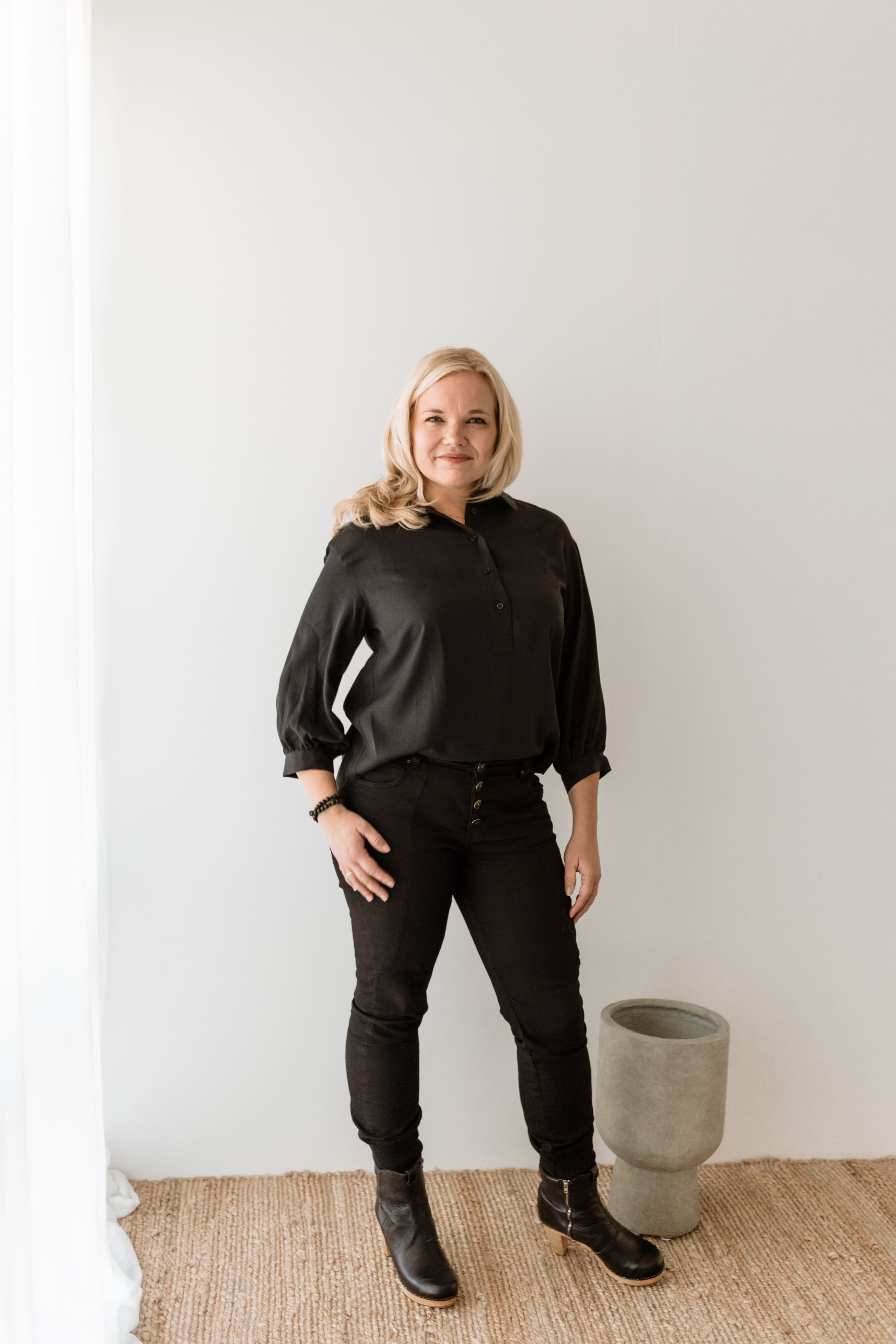 Aurora blouse - black