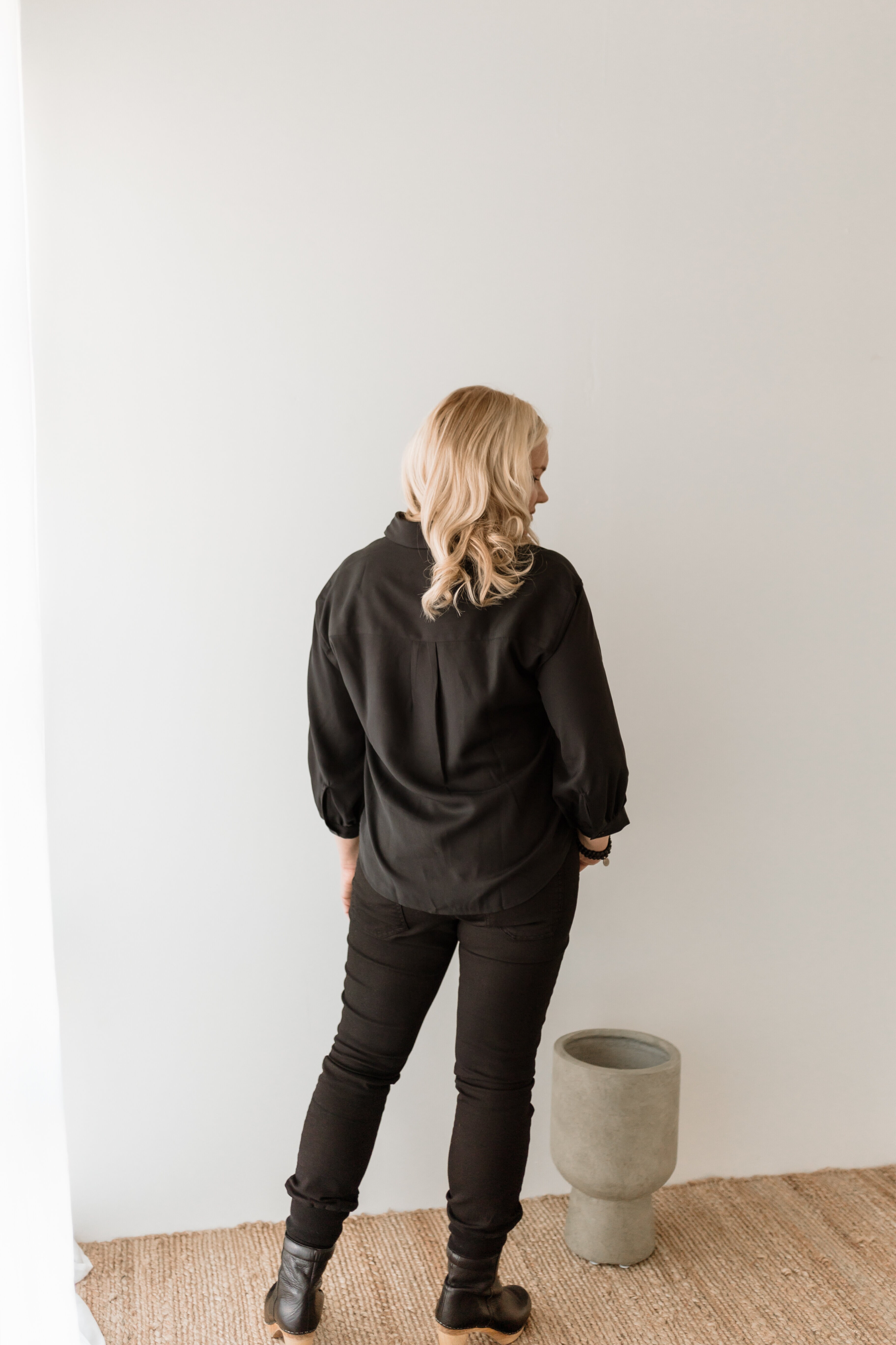 Aurora blouse - black