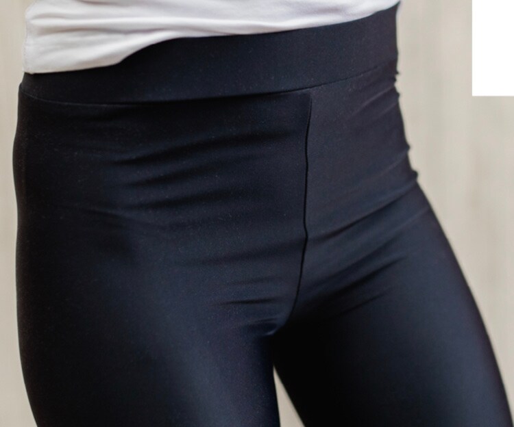 Shopper plain leggings - black