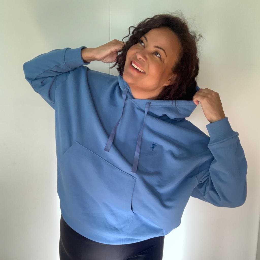 Linda hoodie - soft lake